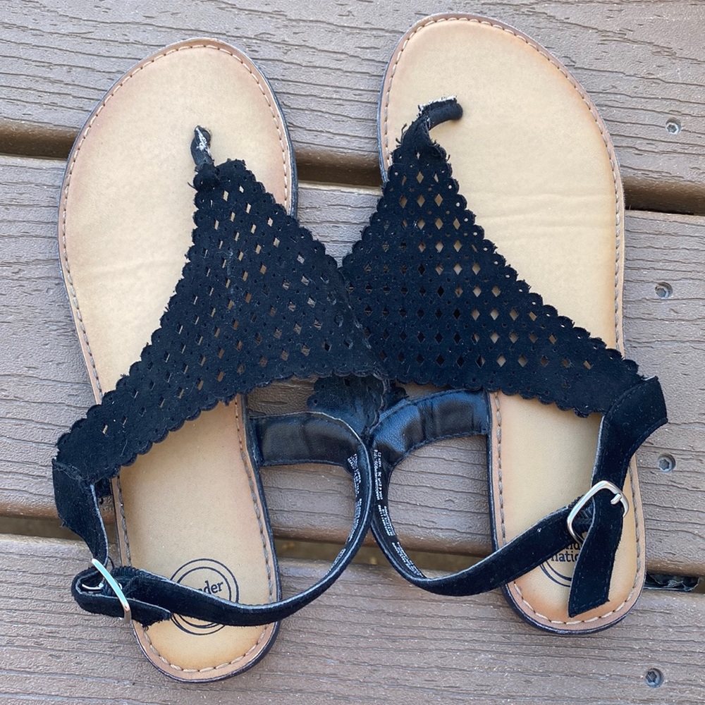 Black sandals